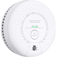 X-Sense - Alarma de monóxido de Carbono y Humo con combinación de batería de 10 años- Detector de Humo de Doble Sensor…